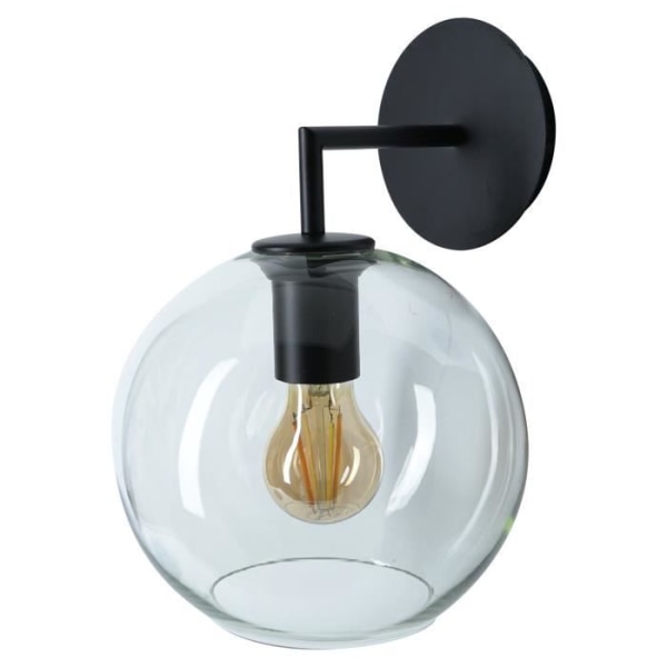 Væglampe BOGART - SULION - Metal og mundblæst glas - Hvid - E27 - 40W