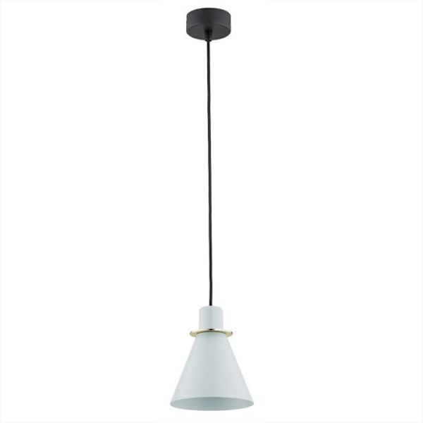 Argon BEVERLY Matt Blue Dome upphängd taklampa, mässingselement