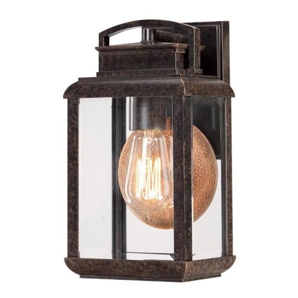 Väggapplik - BYRON - Byron - Brons och glas - Modern - Liten storlek