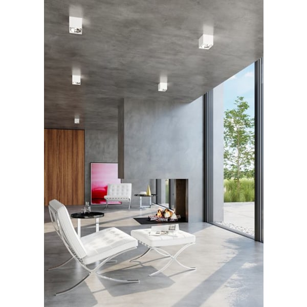 BLAKE GU10 LED Taklampa Modern Loft BOHO Design Corridor - Vit