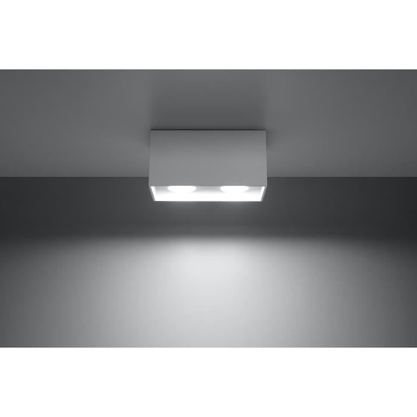 QUAD Taklampa Spot Modern Loft Design för Sovrum Vardagsrum Trappa Korridor - Vit