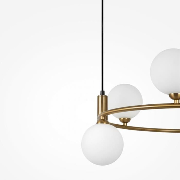 Taklampa - Maytoni - Ring - 6 ljuskällor - Metall - Mässing - Modernt design