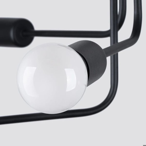Sollux Lighting Norah 6 Ljuskrona svart