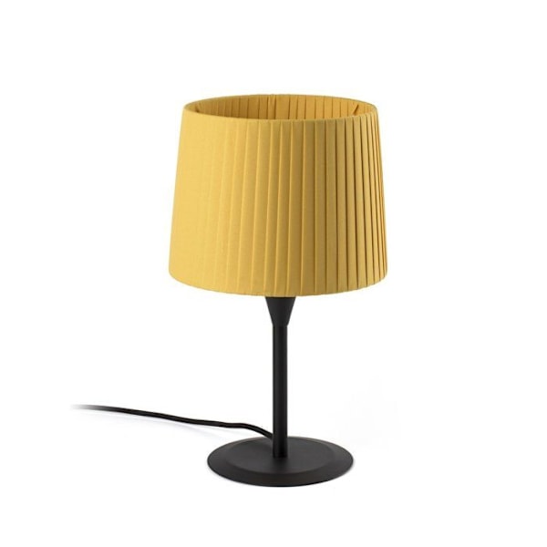 Faro SAMBA - Rund konisk sort bordlampe, E27 Sort