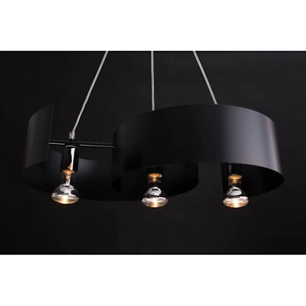 Emibig Vixon 2 Black Pendel Lamp 2 Lights Black - 284-2