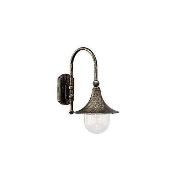 Ideal Lux 024134 Cima AP1 Væglampe Sort, Guld
