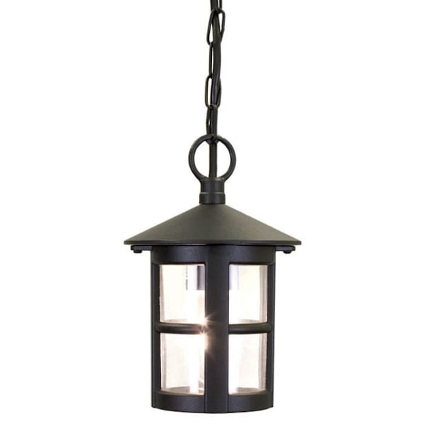 Loftlampe - Elstead - Hereford - 1 pære - IP43 - Sort svart