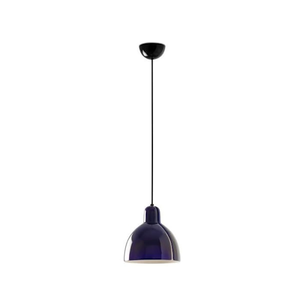 Taklampa - FARO - VENICE - Kupa 20 cm - Blå - E27 - Stål och keramik