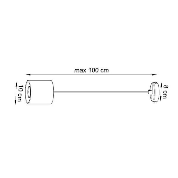 ORBIS LED Pendellampa Modern Loft Design för Sovrum Vardagsrum Trappa Korridor - Svart