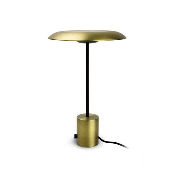 HOSHI - Guld/Sort LED bordlampe H40cm Sort