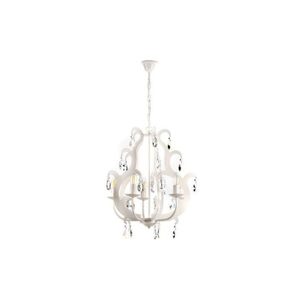 Loftlampe - Onli - JANE - Hvid - Metal - E14 - 5 pærer nødvendige