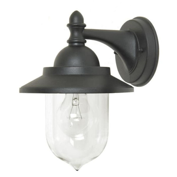 Vägglampa - Sandown - Svart - Metall - 40W - E27 - Nutida - Design