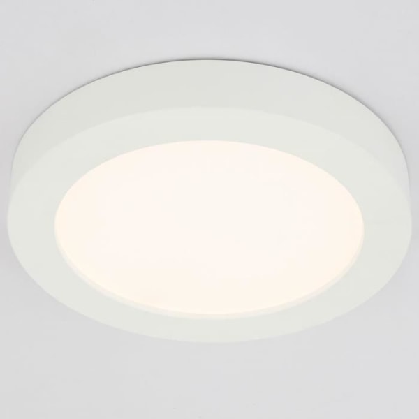 LED byggepanel, 1900 lumen, varm hvid, D 24,5 cm, PAULA