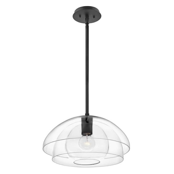 Plafonnier - Elstead - Hinkley Lotus - Sort - Glas - Moderne Design