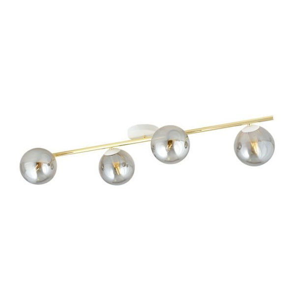 Splendi Taklampa - Emibig - Vit - Guld - 4 x E14 vitt guld