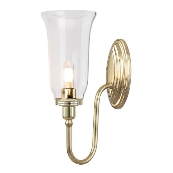 Væglampe - ELSTEAD LIGHTING - Blake - Poleret messing - IP44 - 1 lys - G9