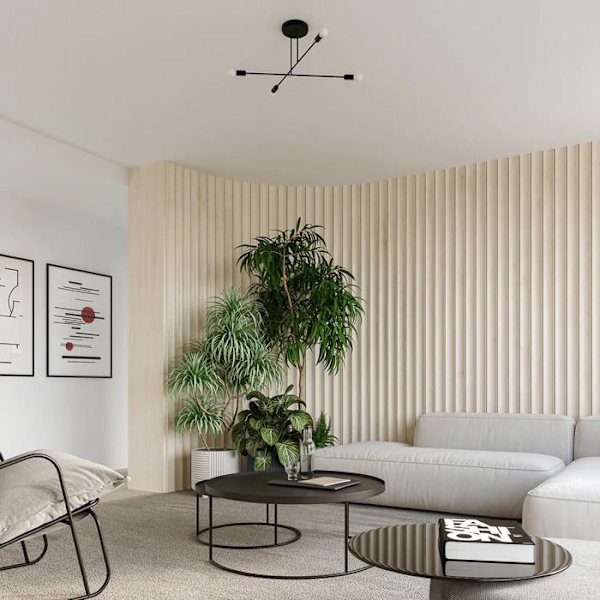 Lys - Sollux Lighting - Norah 6R - Stål - Sort - 6 E27 pærer - LED svart