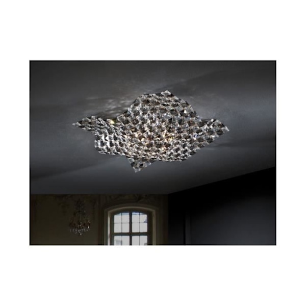 PLAFONNIER 4L SATIN PEQ