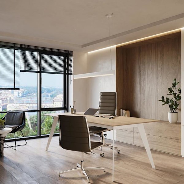 Pendellampa - Sollux - Pendellampa - Aluminium - 120x8x150cm - 4000K