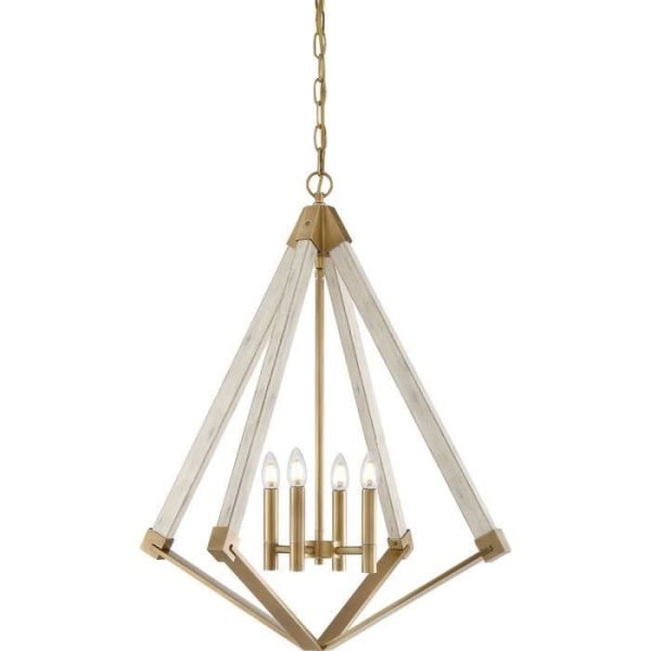 Elstead - Viewpoint 4 Light Chandelier QZ - TESTIMONIAL - L Mässing