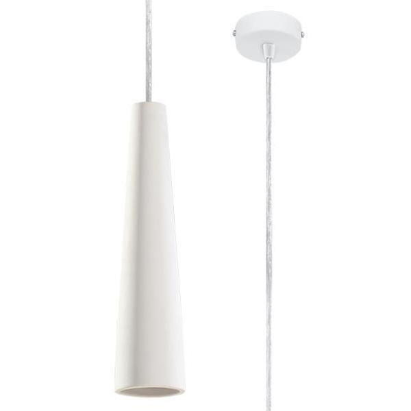 Keramisk taklampa ELECTRA GU10 Modern Vit SOLLUX