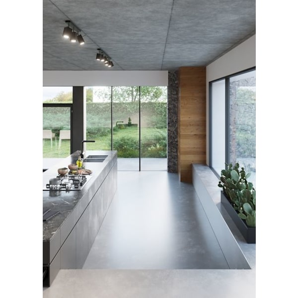Modern LED-taklampa MERIDA 6L - Svart - SOLLUX - GU10 - 6 glödlampor - 40W - A++ - E Svart