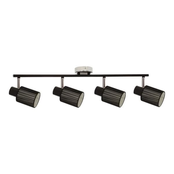 Carla Loftslampe 4xE14 Maks.9W Sort/Sort