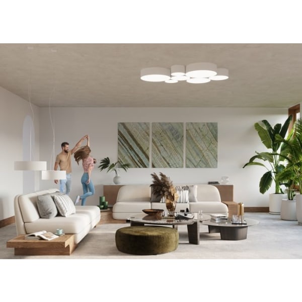 ARENA E27 LED Vägglampa Modern Loft Design för Sovrum Vardagsrum Trappa Korridor - Vit