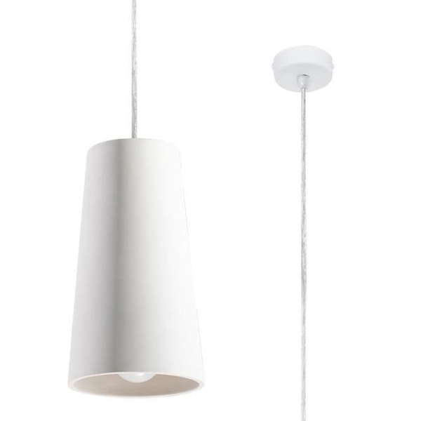 Keramisk pendel GULCAN E27 LED Modern Loft BOHO Design Corridor - Hvid