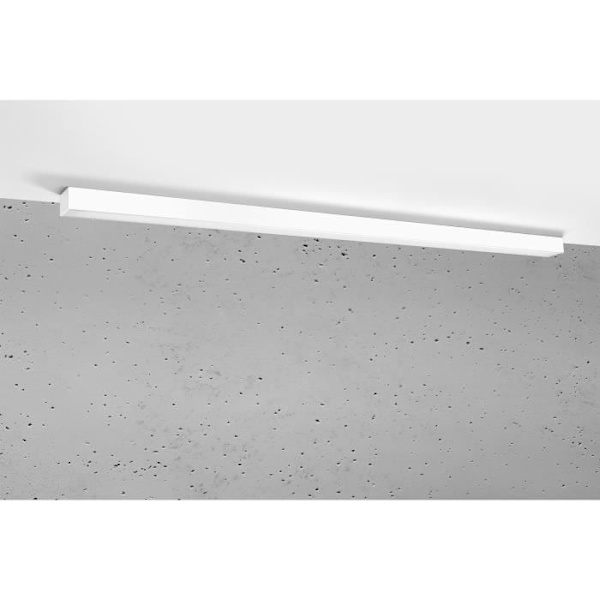 Sollux PINNE Integrerad LED Linjär Taklampa 145cm Vit 3000K