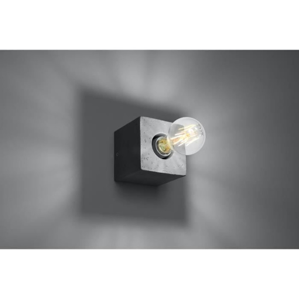 ABEL betonvæglampe Moderne interiørlampe til soveværelse Stue E27