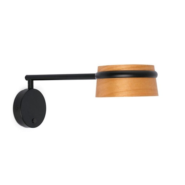 Indendørs væglampe - Faro Barcelona - Loop II LED væglampe (6W) Sort