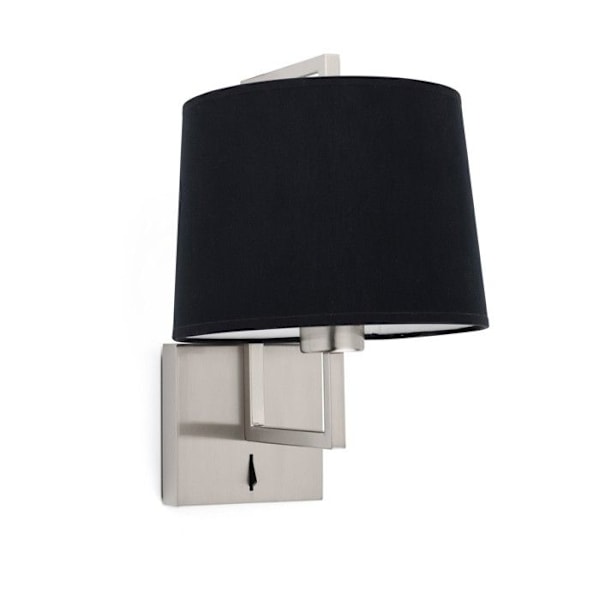 Vägglampa - Faro - FRAME - Stål - Textilskärm - E27 - IP20 ORO
