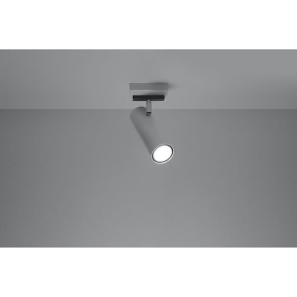 Modern LED-taklampa LOFT Design - SOLLUX - DIREZIONE 1 - Vit - 1 GU10-lampa - 40W