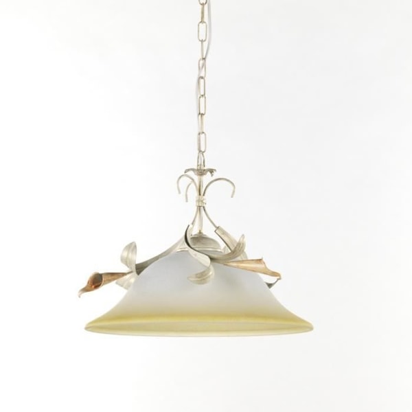 Hængende loftlampe - Onli - LUCREZIA - Elfenben - Metal og glas - E27