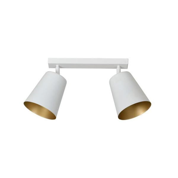 Emibig PRISM Prism Vit/Guld Twin Takljusspot 2x E27