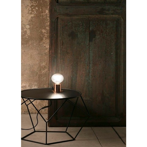 TEN kopparbordslampa NEGRO