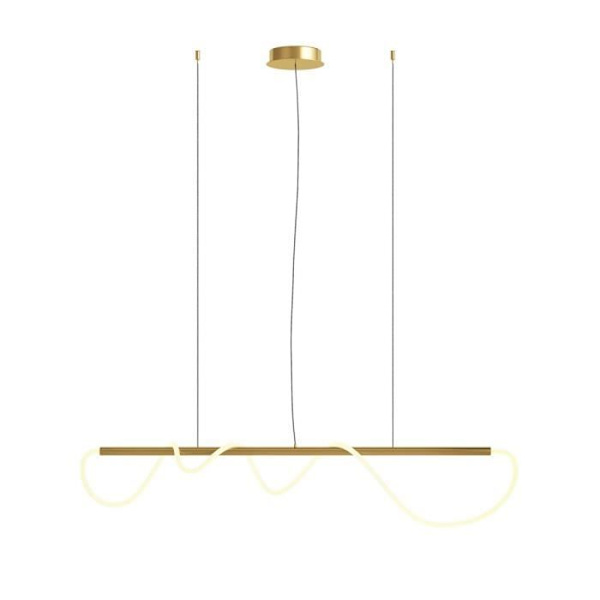 Maytoni Tau Modern Bar Taklampa Guld, 140cm Integrerad LED 3000K