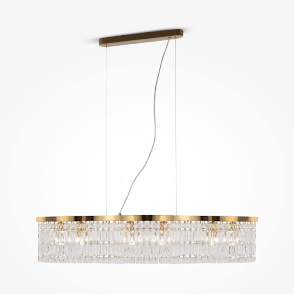 Loftlampe - Maytoni - Dune - 6 lys - Guldmetal - E14 - Moderne design