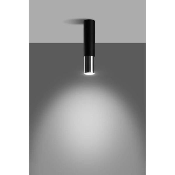 LOOPEZ GU10 LED-taklampa Modern Loft BOHO Design Corridor -Svart/krom