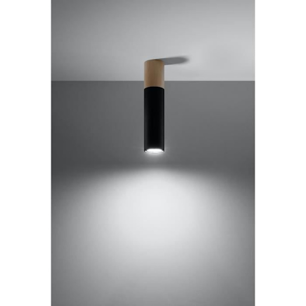 PABLO Taklampa Modern Loft Design för sovrum Vardagsrum Trappor Korridor - Svart