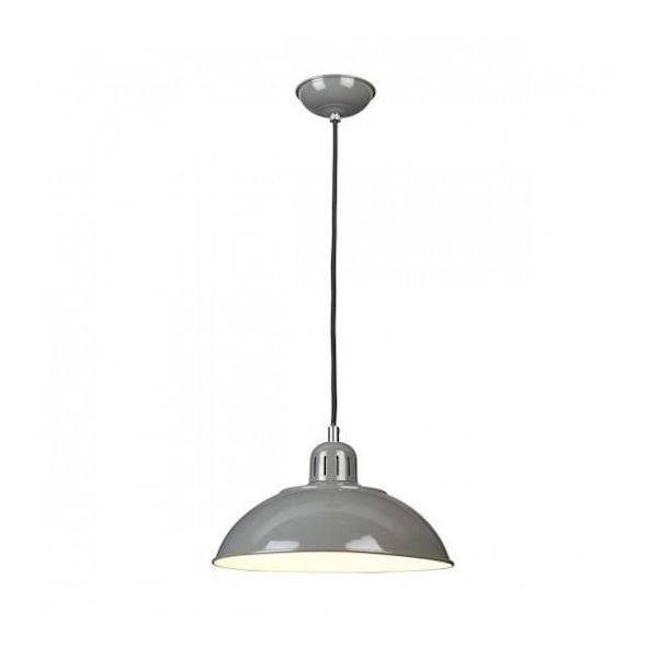 Upphängning - Franklin - Grå - Diameter 30 cm - Maxhöjd 235 cm - E27 60W