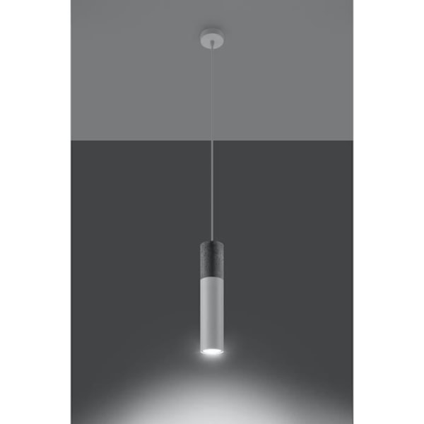 Ophæng BORGIO 1 Hvid Moderne interiørlampe til soveværelse Stue GU10