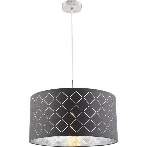 Pendel i mat nikkel 140x40x40 cm Guld sort