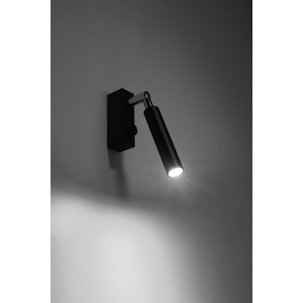 EYETECH 1 Modern Loft Design Vägglampa för Sovrum Vardagsrum Trappa Korridor - Svart