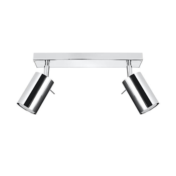 RING 2 GU10 LED Loftslampe Modern Loft BOHO Design Korridor - Krom