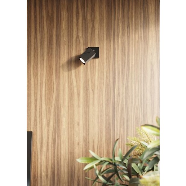Modern LED-taklampa MERIDA 6L - Svart - SOLLUX - GU10 - 6 glödlampor - 40W - A++ - E Svart
