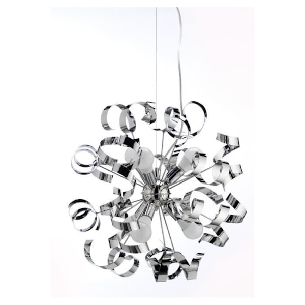 Pendellampe - Onli - ZOE - Krom - Metal - 6 E14 pærer - Moderne design