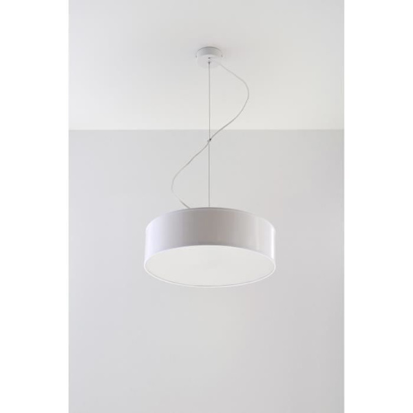 ARENA 35 E27 LED pendellampa Modern Loft BOHO Design - SOLLUX - Vit - 2 glödlampor - 60W