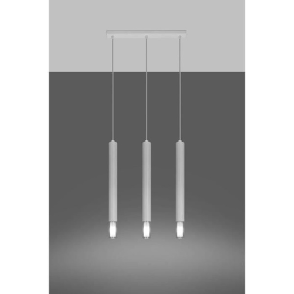 Taklampa - SOLLUX - Wezyr - Vit - 3x G9 - Modern design - 40W